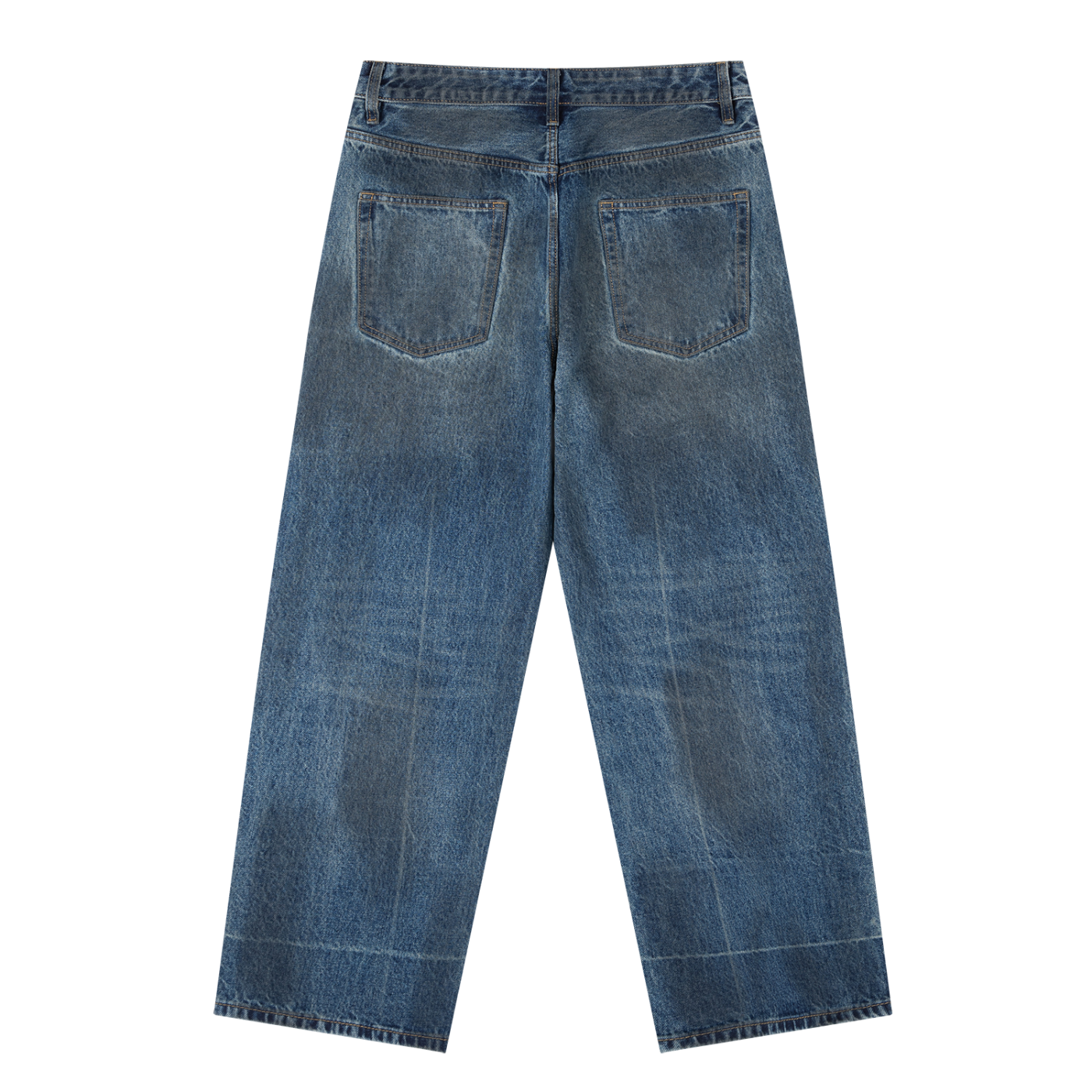 MUD-WASHED HEAVYWEIGHT LOOSE DENIM