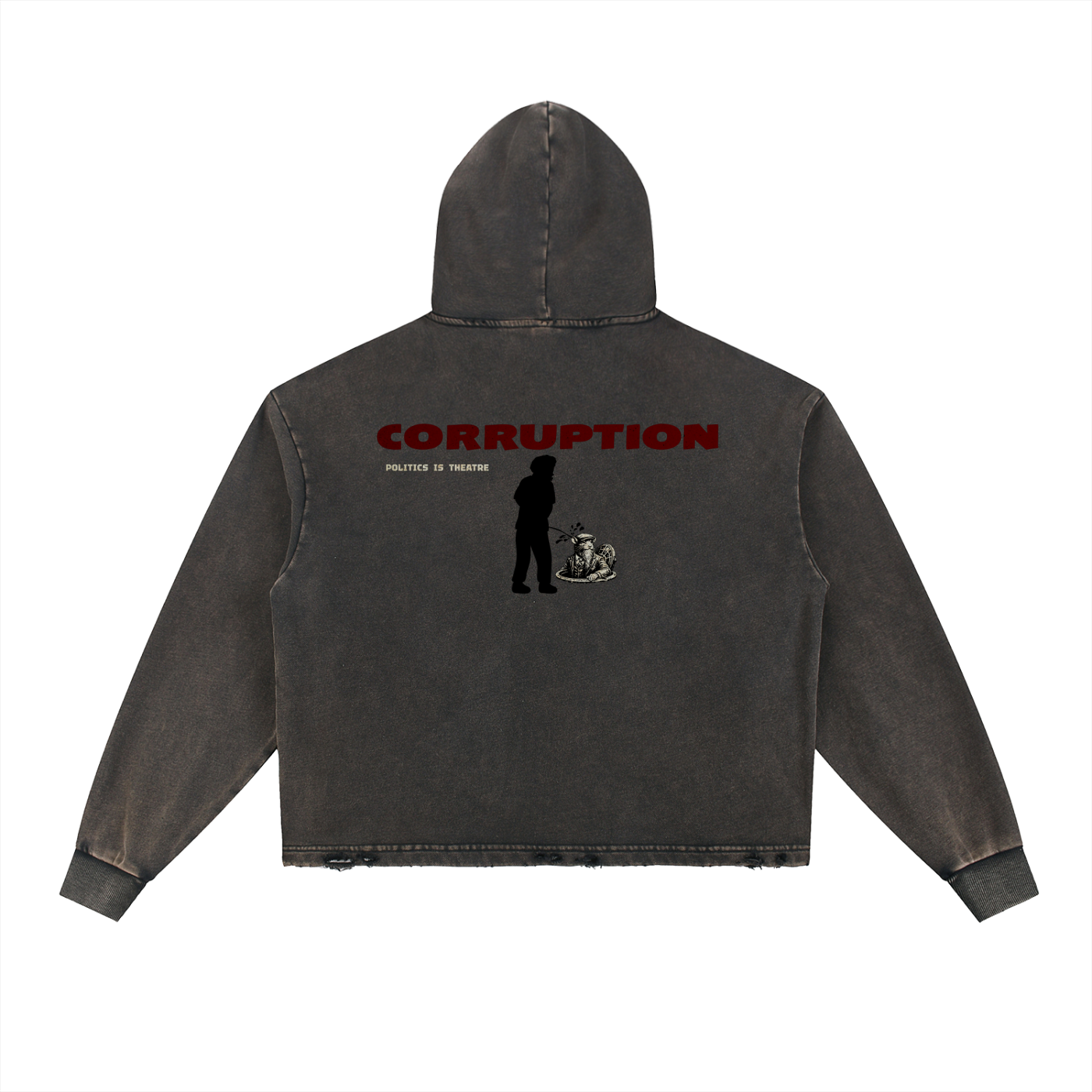 Corruption Washed Oversized Hoodie
