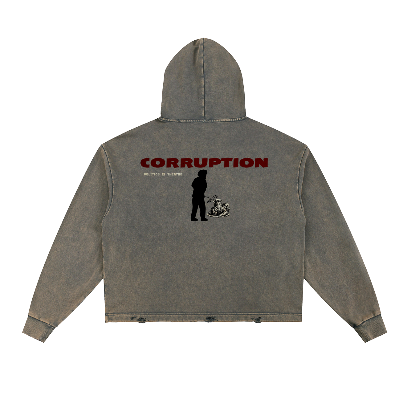 Corruption Washed Oversized Hoodie