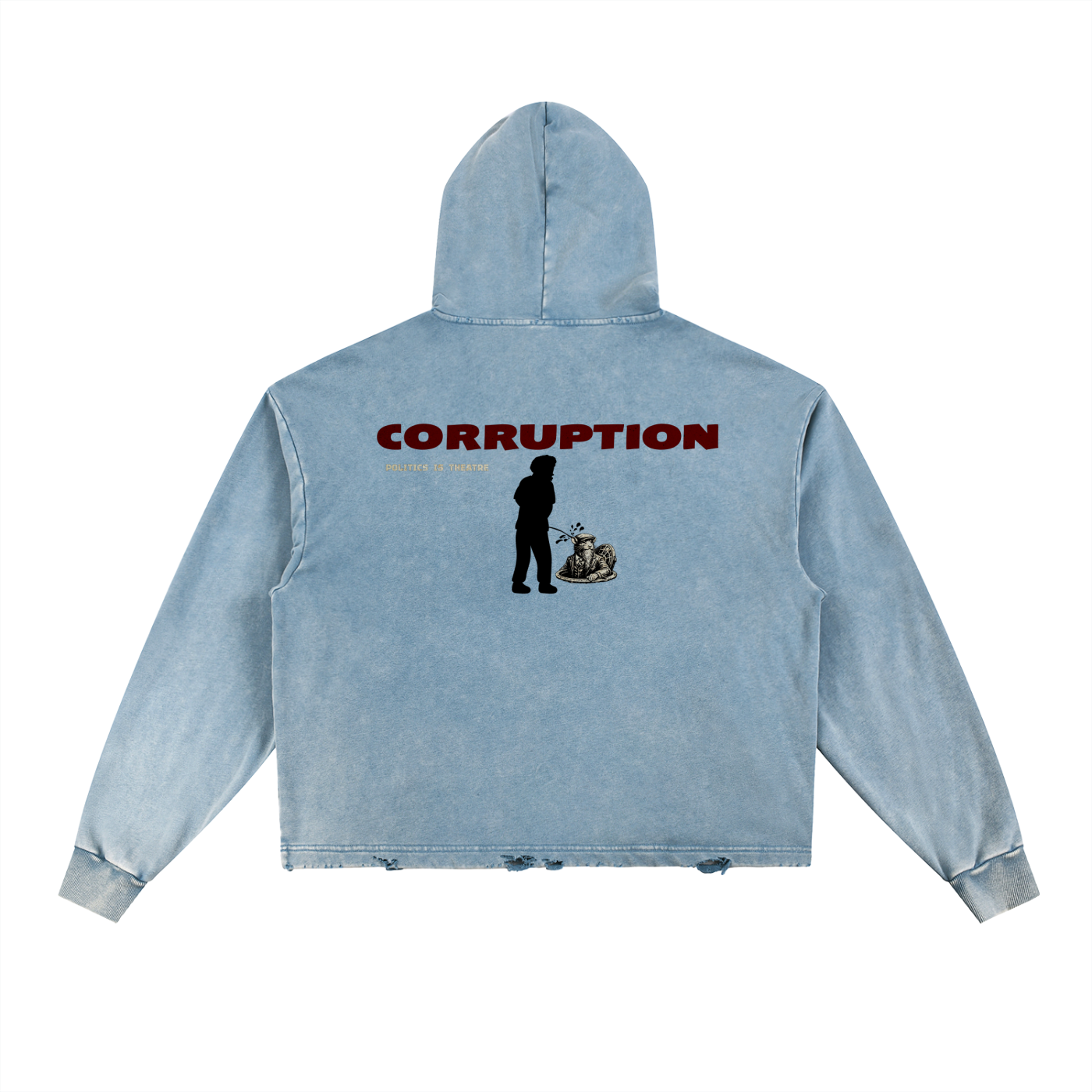 Corruption Washed Oversized Hoodie