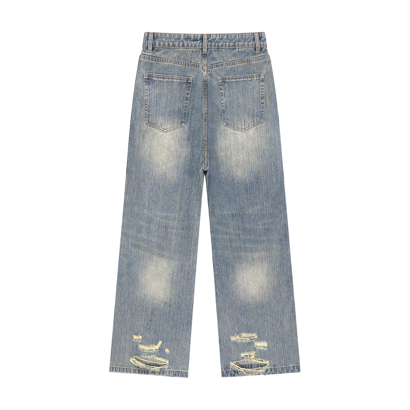 ARTISANAL WASHED WIDE-LEG DENIM