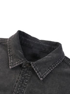 Washed Denim Overshirt – Archival Construction