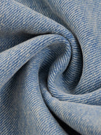 Wide-Leg Washed Denim Pants