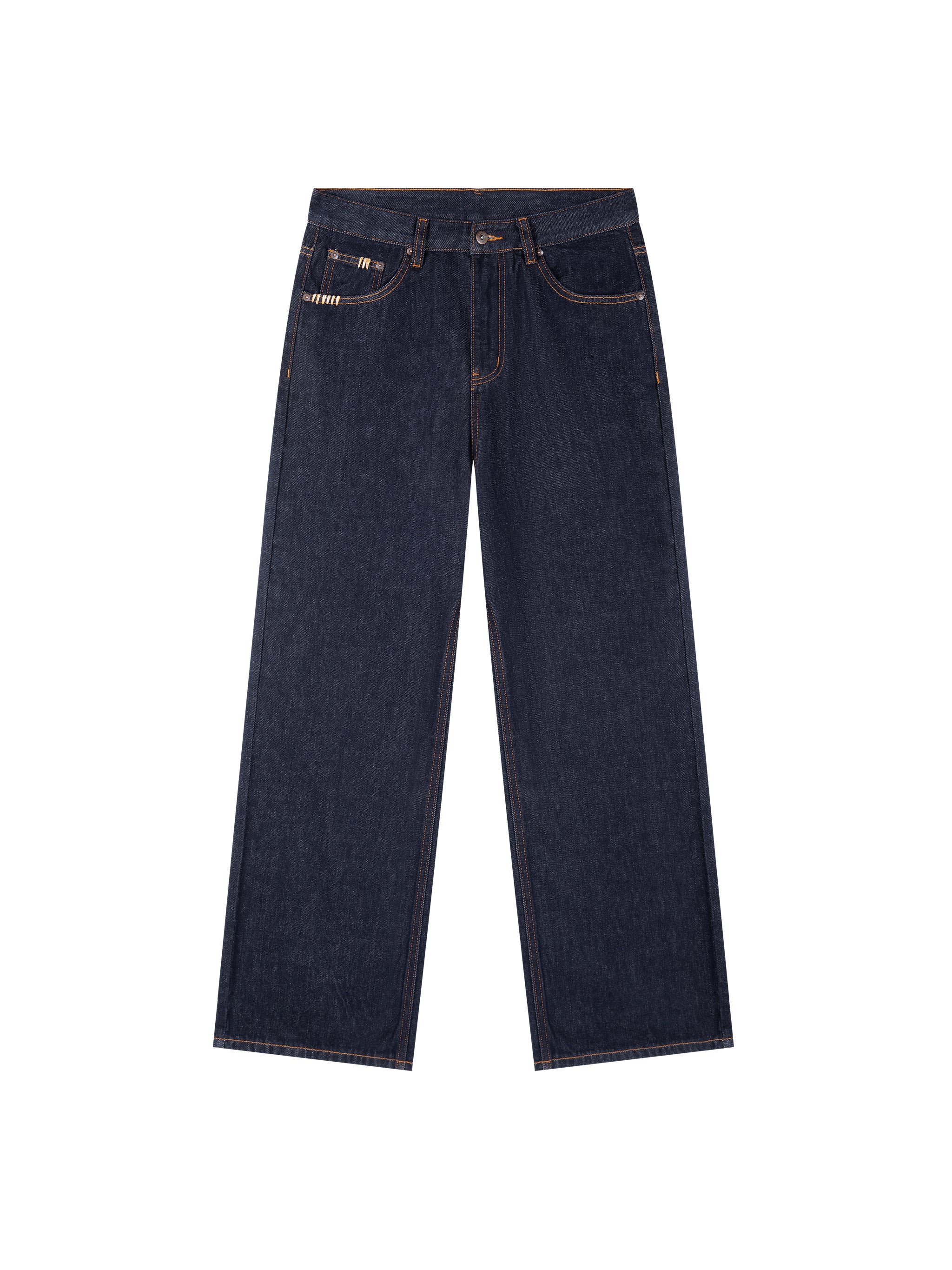 RAW DENIM LOOSE FIT PANT