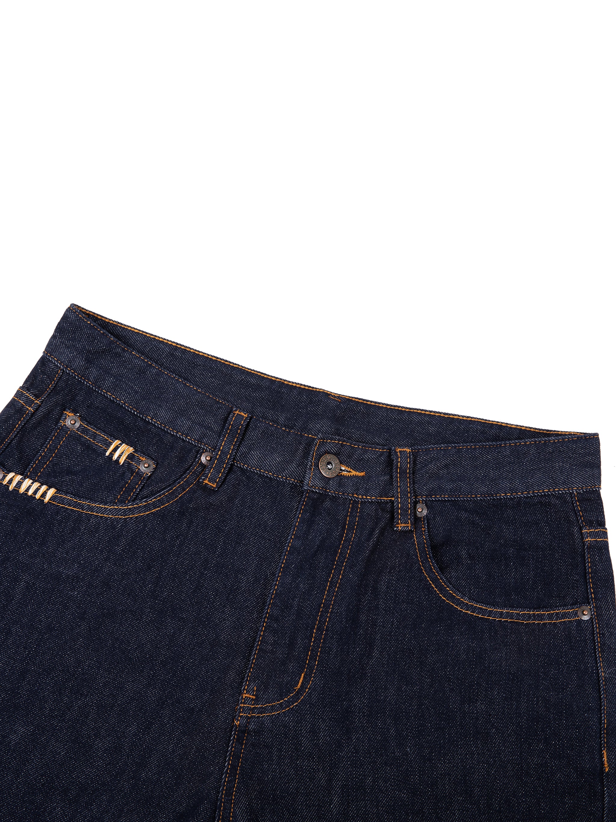 RAW DENIM LOOSE FIT PANT